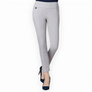 𝅺lisette L cropped light grey pants size 12 NWOT